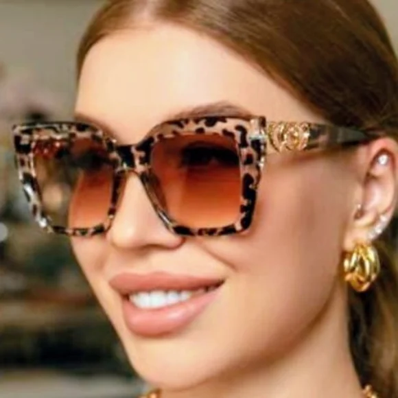 Geometric Oversized Sunglasses Pick One - Picture 2 of 5